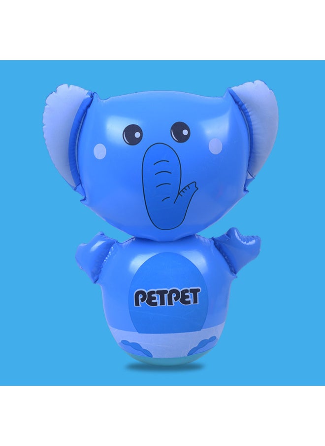 Inflatable Cartoon Animal Tumbler Toy Night Market Stall Hot Sale 35cm Sandbag Rabbit Tiger Tumbler-Color:S Joe Word
