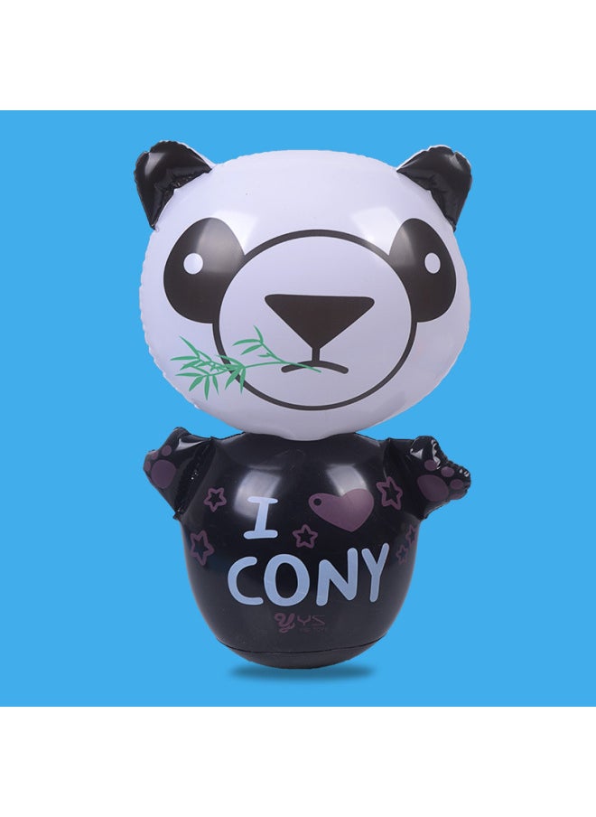Inflatable Cartoon Animal Tumbler Toy Night Market Stall Hot Sale 35cm Sandbag Rabbit Tiger Tumbler-Color:S Joe Word