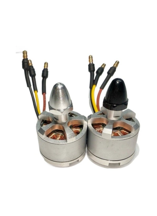 Four-axis Self-locking 2212 920KV980KV Model Aircraft Brushless Self-locking Motor Motor F450 F550 Multi-axis-Color:Silver Head Orthodontic