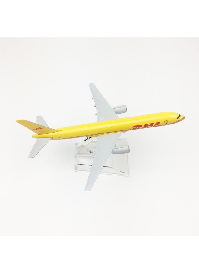 16cm Alloy Aircraft Model Cargo Aircraft Direct Alloy Aircraft Model Ornaments Toys-Color:16cm Cargo Aircraft D 757