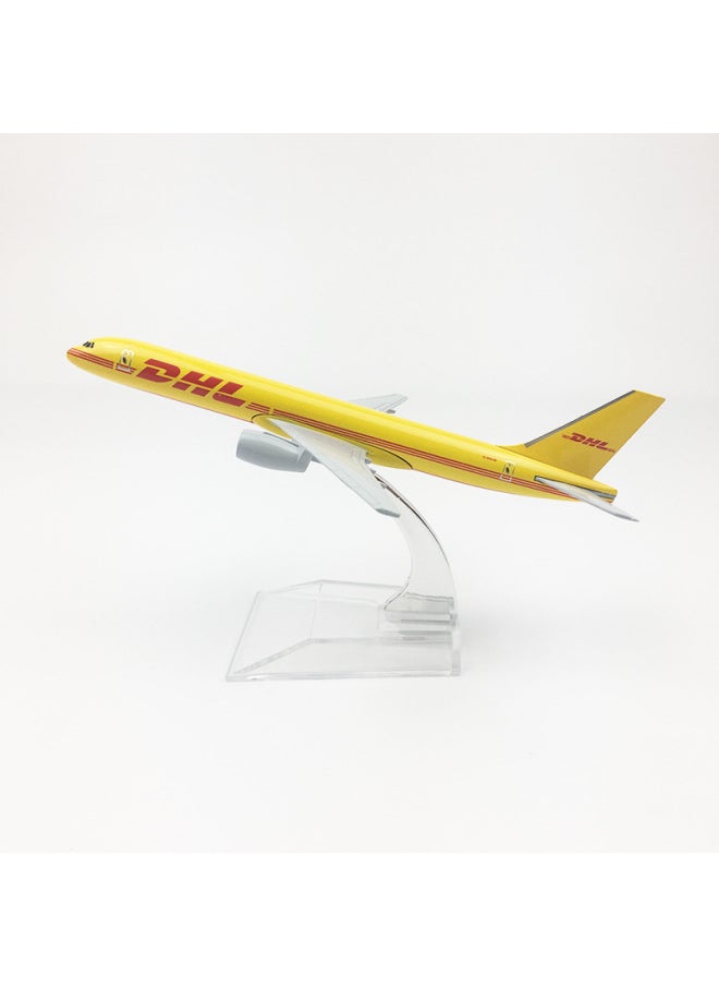 16cm Alloy Aircraft Model Cargo Aircraft Direct Alloy Aircraft Model Ornaments Toys-Color:16cm Cargo Aircraft D 757