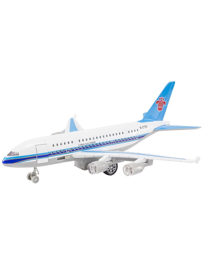 Simulation A380 China Southern Airlines Alloy Aircraft Children's Voice Ornaments Toy Model Acousto-optic Huili Passenger Aircraft Wholesale-Color:LZ06 Aircraft ]
