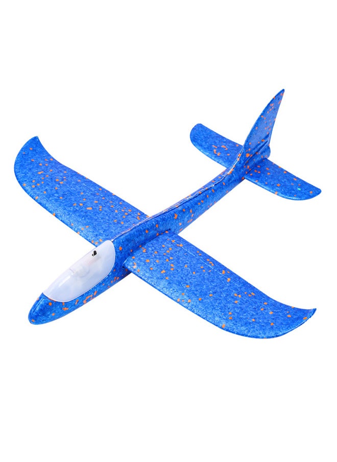Large Hand-thrown Foam Glider Epp Foam Spin Airplanes Children's Aviation Model Toys Durable Easy To Assemble Launch-Color:Trumpet 37cm Non-luminous Random Color