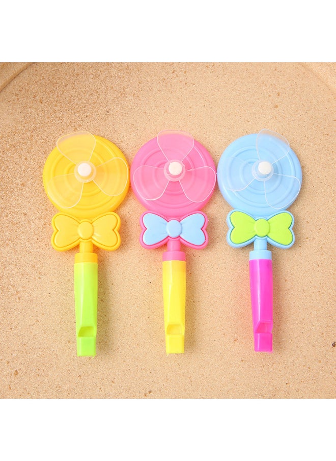Lollipop Whistle Windmill Candy Color Children's Small Gifts Activities Present Practical Small Gifts-Color:Single Bag-Specifications:Lollipop Windmill