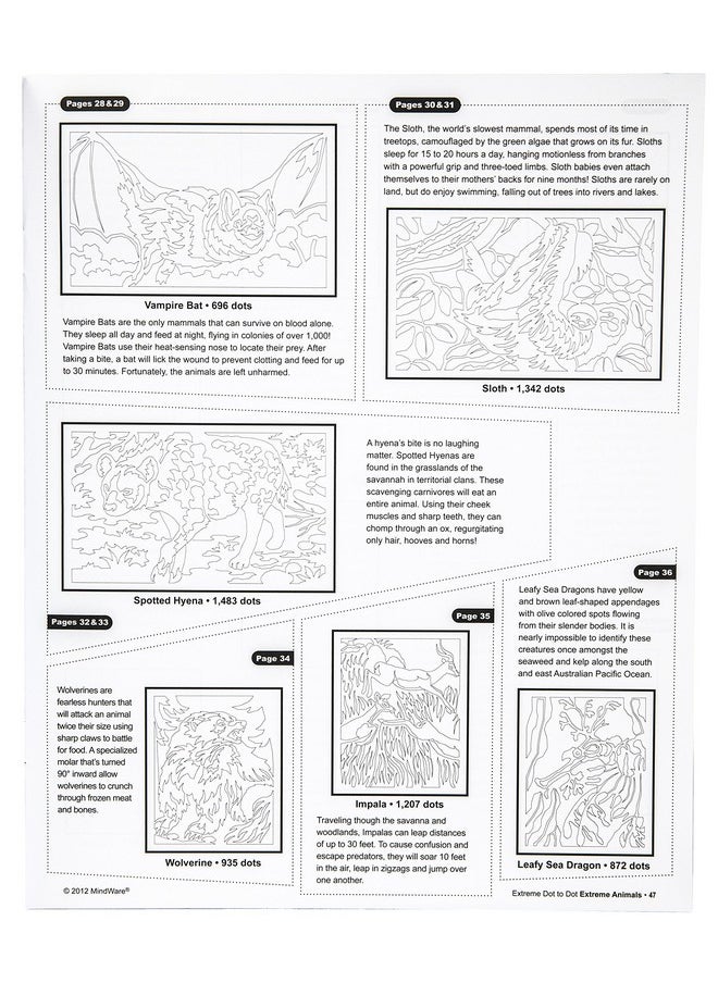 Mindware Extreme Dot to Dot: Extreme Animals