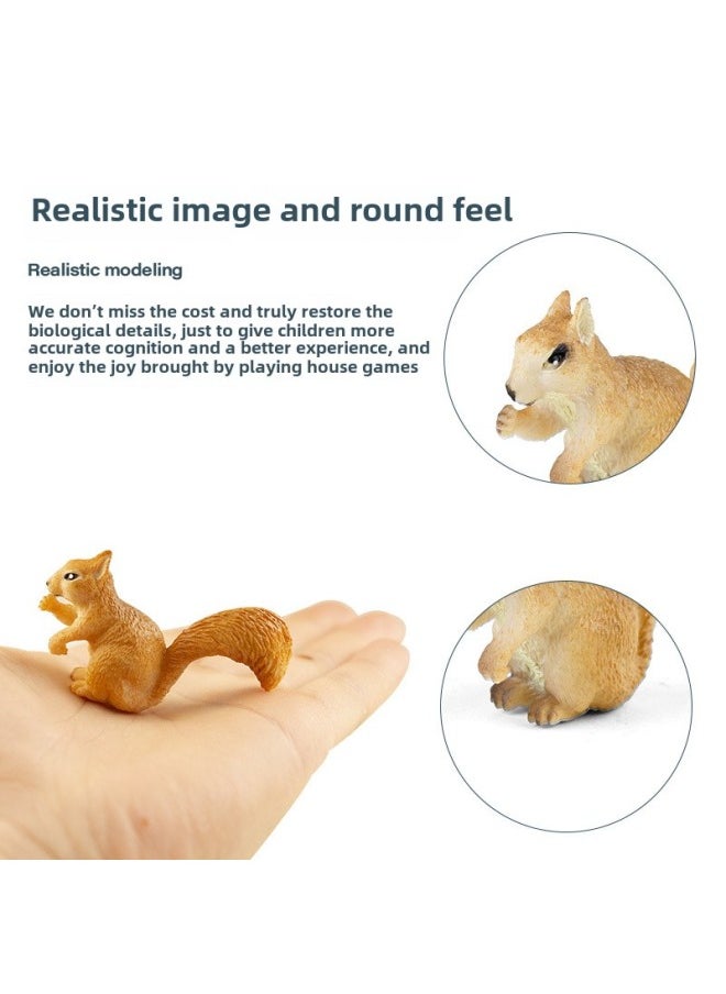 Simulation Animal Toy Animal Collection PVC Solid Animal Model Desktop Ornaments Zoo Gifts-Color:Yak Oa063n