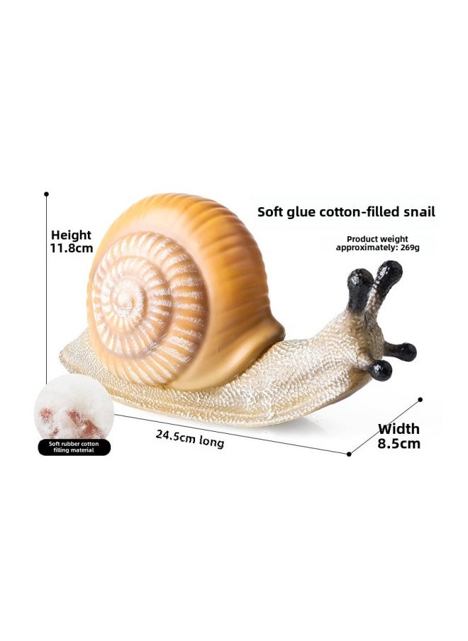 Popular Simulation Marine Animal Model Children's Soft Rubber Puffer Octopus Lobster Starfish Crab Crab Crab Toy Gift-Color:Large Soft Rubber Cotton-filled Serrated Label
