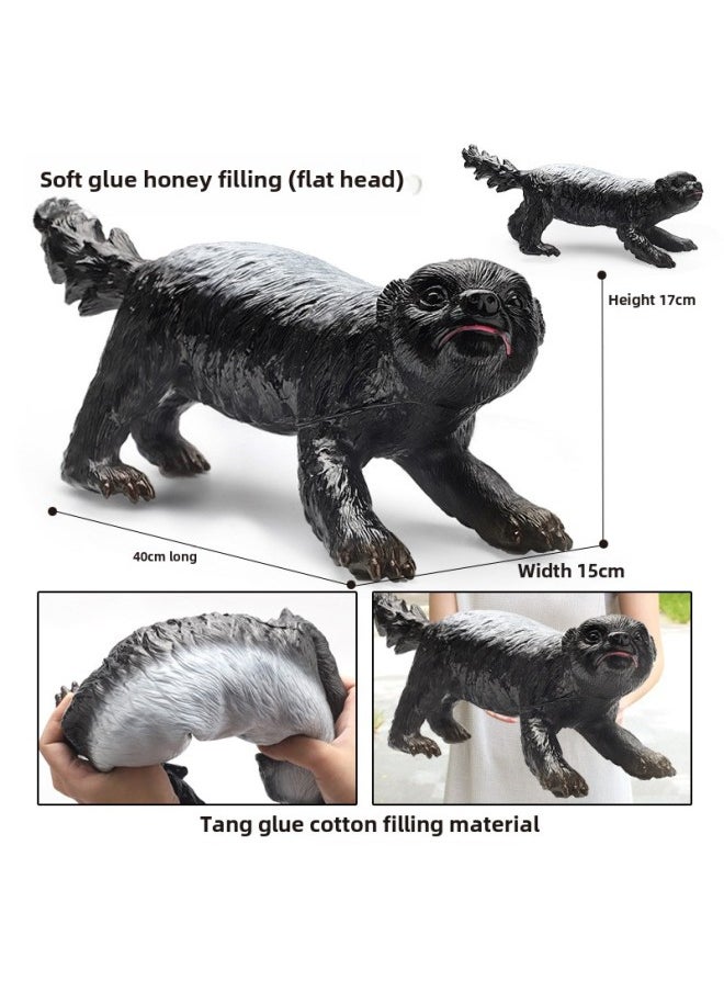 Direct Simulation Animal World Model Toy Giraffe Elephant Lion Tiger Static Doll Wholesale-Color:Brother Flat [static And Silent]