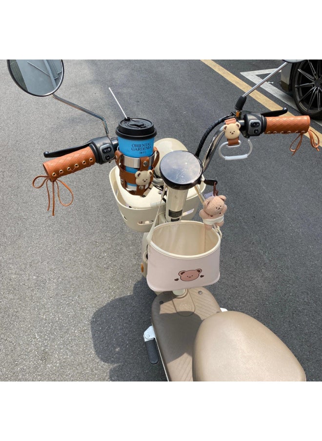 Bear Electric Car Hook Front Universal Emma Yuan Universe Pro Accessories Front Bearing Cup Holder Cartoon-Color:Chief Dog Brothers Hook (black Pair) Aluminum Alloy - Standard