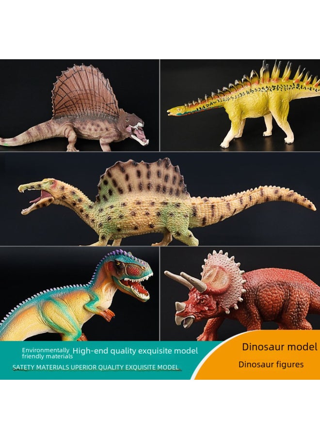 Simulation Dinosaur Model Jurassic Toy Pterosaurus Triceratops Ezoon Wrist Dragon Children Dinosaur Toy Ornaments-Color:PL124-057 Toothless Pterosaur