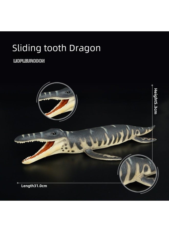 Simulation Dinosaur Model Jurassic Toy Pterosaurus Triceratops Ezoon Wrist Dragon Children Dinosaur Toy Ornaments-Color:PL124-057 Toothless Pterosaur