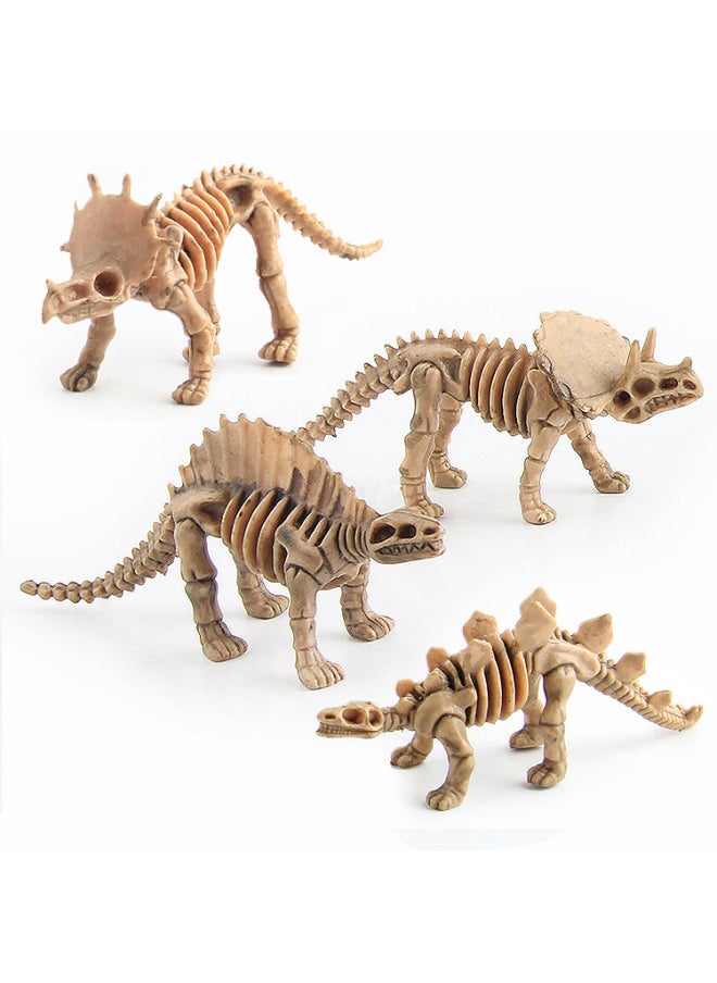 Hot Sale Simulation Archaeological Dinosaur Skeleton Digging Prehistoric Mammal Bone Luminous Model Ornament Toy-Color:BL-1012 Prehistoric Mammal Skull A 111.4G