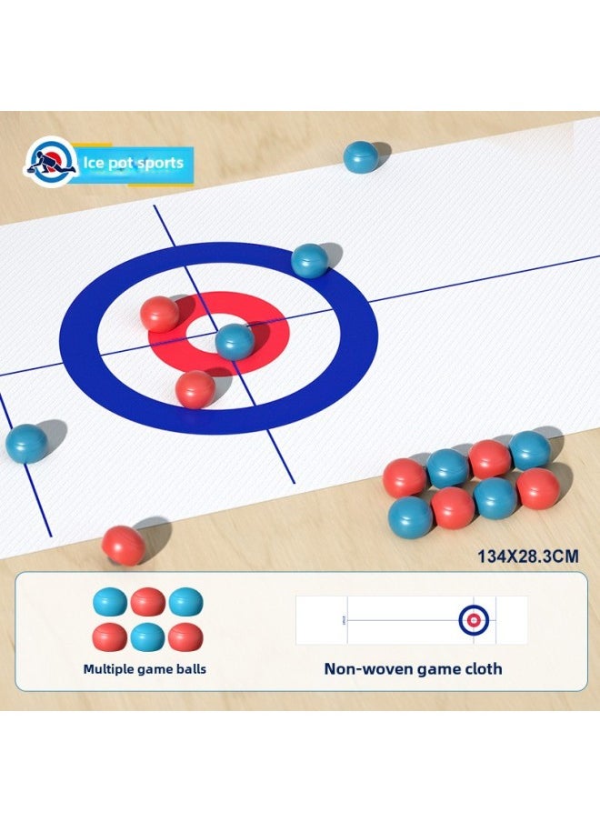 Rope-solving Challenge Board Game Toys Children's Educational Toys Logical Thinking TikTok-Color:Tabletop Curling Game