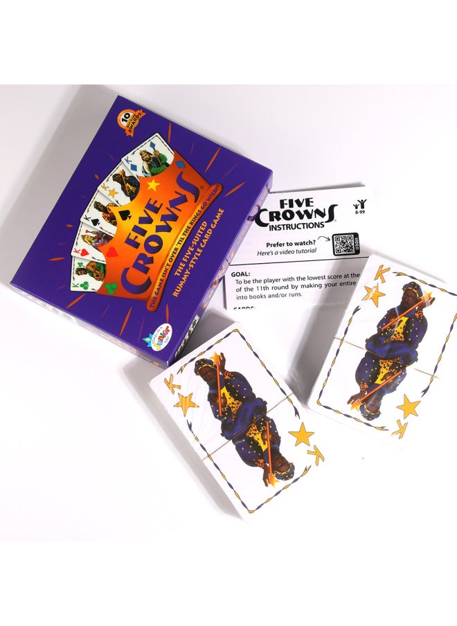 English Chess And Card FIVE CROWNS Crown Board Game Card Quiddler Magician Game Toy-Color:quiddler Magician