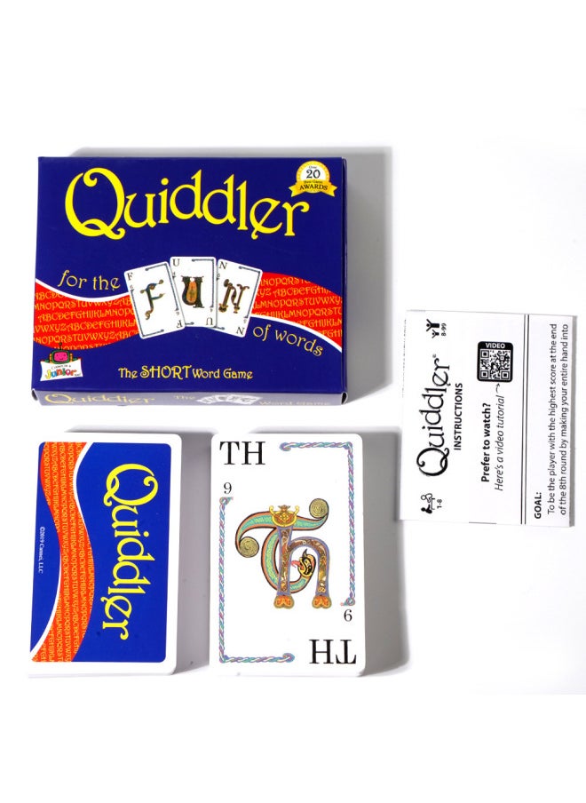 English Chess And Card FIVE CROWNS Crown Board Game Card Quiddler Magician Game Toy-Color:quiddler Magician