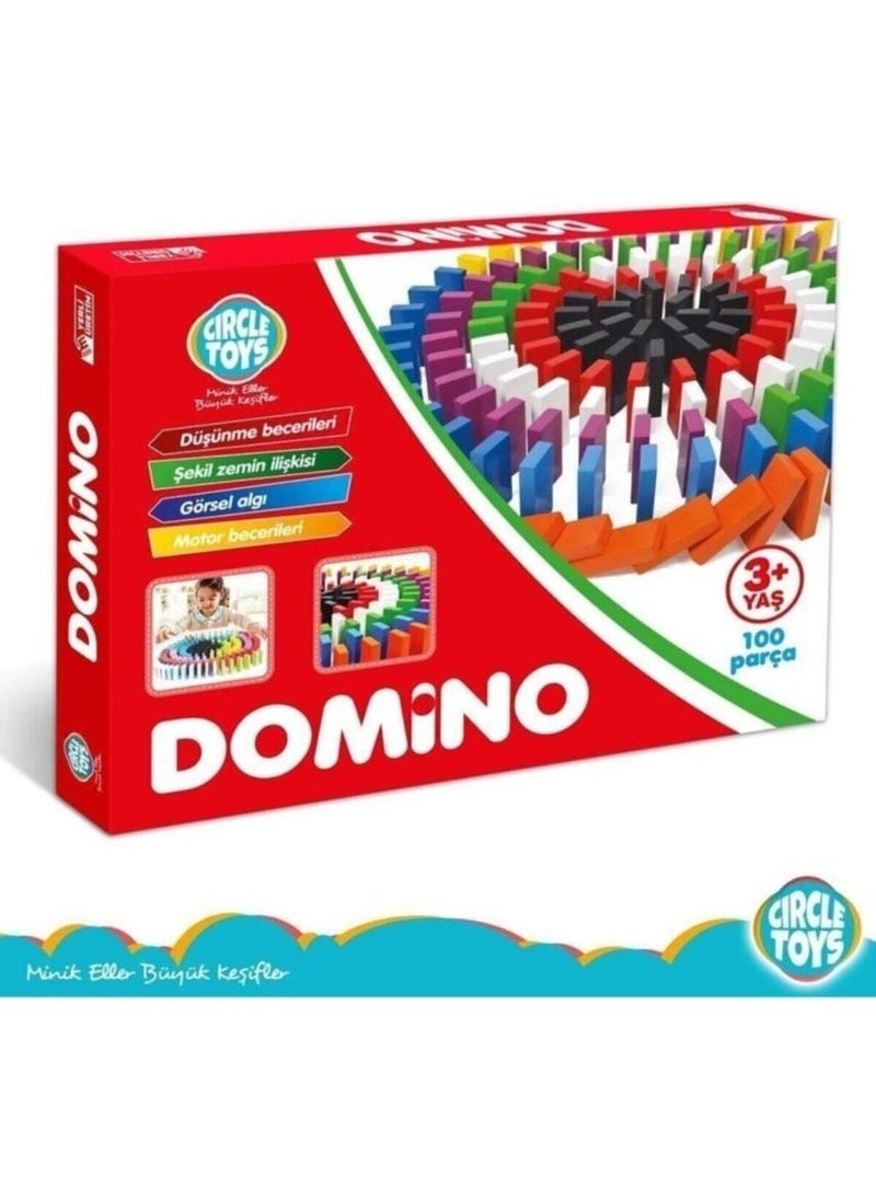 Wooden 100 Piece Domino Set