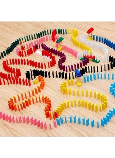 Wooden 360 Pieces Dominoes Fun Game