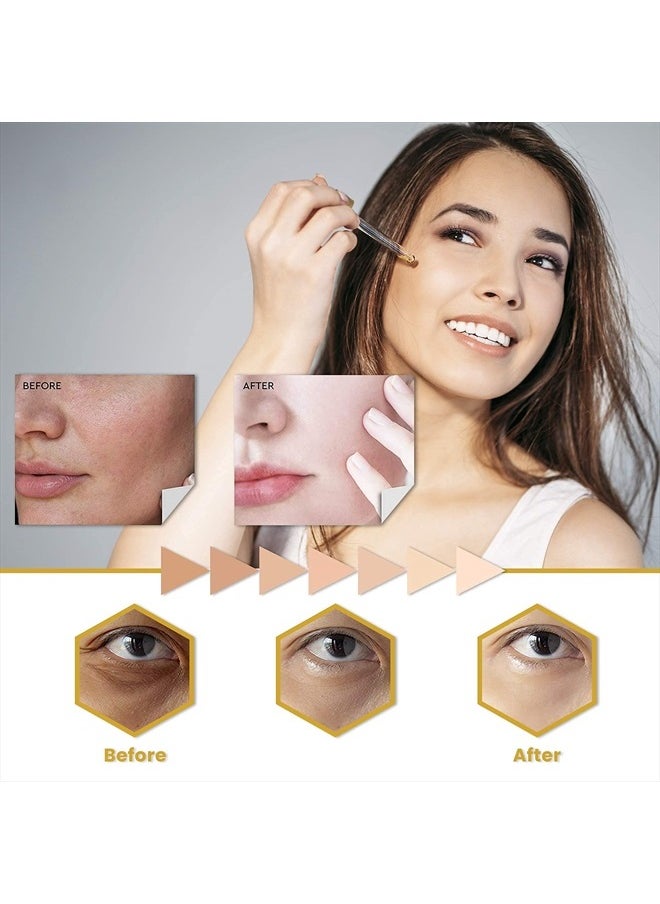 Skin brightening Serum, 1 Fl oz / 30 ml, for Face, Armpits, Hands, Knees and Body, with Argan Oil and Shea Butter