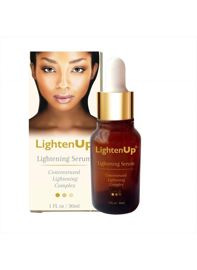Skin brightening Serum, 1 Fl oz / 30 ml, for Face, Armpits, Hands, Knees and Body, with Argan Oil and Shea Butter