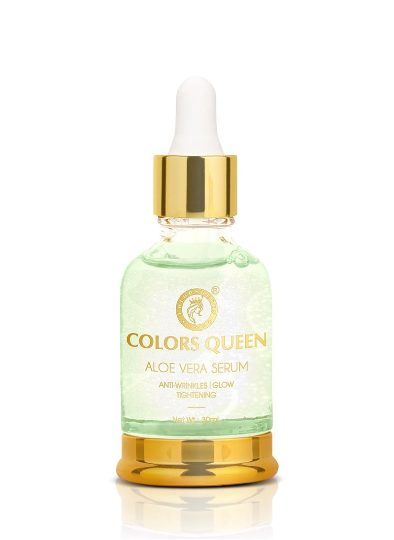 Aloe Vera Face Serum 30ml Lightweight Non Greasy Niacinamide Anti Wrinkles Tightening Glowing Skin All Skin Types