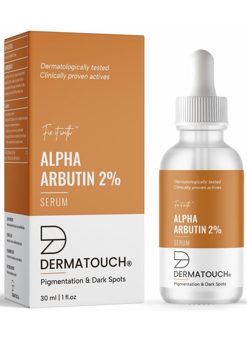 Alpha Arbutin 2% Serum | Best For Pigmentation & Dark Spots Reduction | Suitable To All Skin Types | For Both Men & Women | 30ml