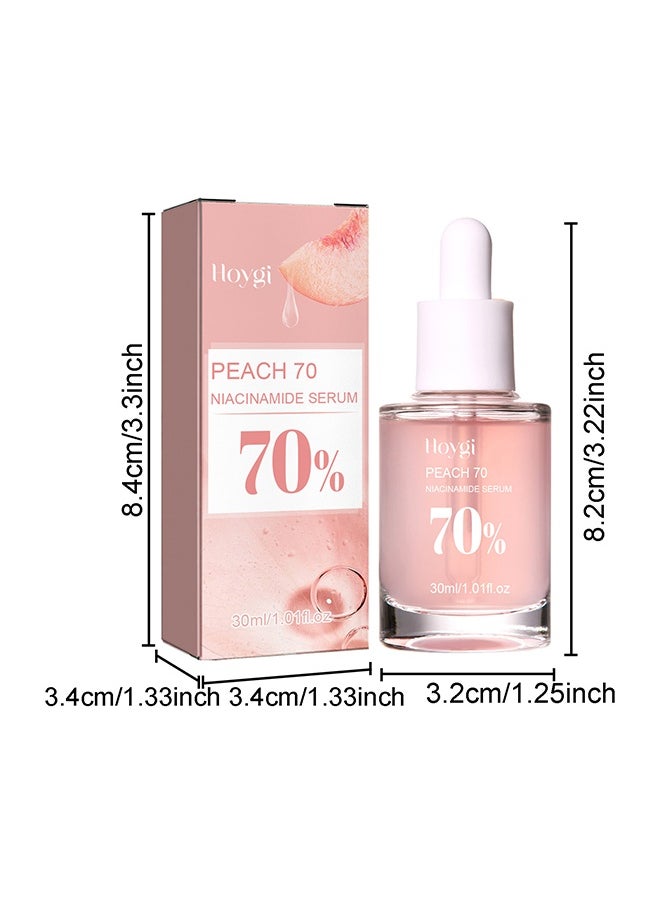 Peach 70 Niacinamide Serum 70%,Brightening Face Serum 30ml