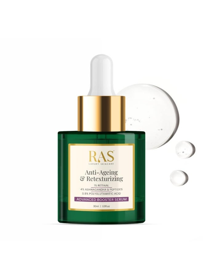 Luxury Oils Anti-Aging & Retexturizing Advanced Booster Serum for Youthful Skin