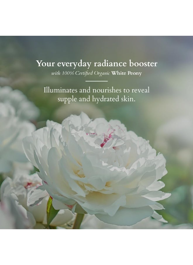 Organics+ Precious Brightening Serum + Cream | 100% Organic White Peony | Sulphate & Paraben Free | All Skin Types | 30g
