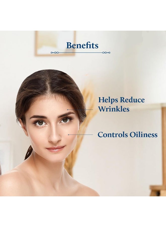 Bakuchi Anti Aging Serum for Fine Lines, Wrinkles & Dark Circles | Plant Based Alternate to Retinol Serum for Face | Oil Free Moisturizer Face Serum for Women & Men (10 Herbs, 30 ml)