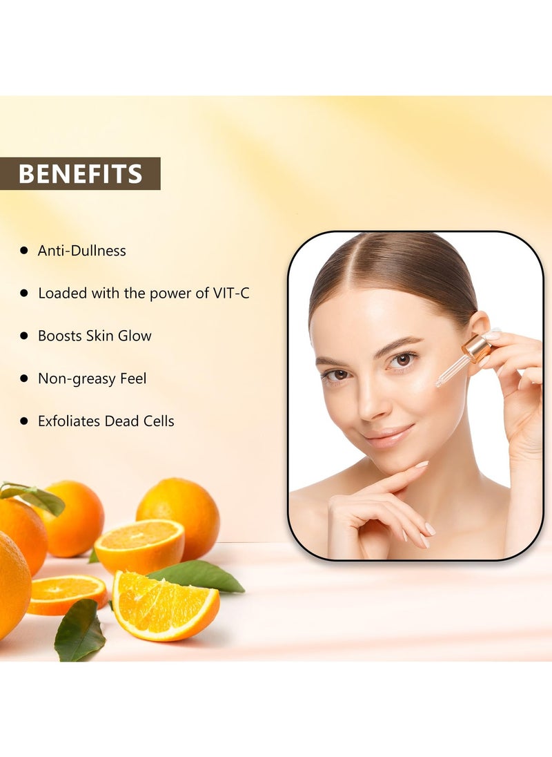 Vitamin C Face Serum 30ml Lightweight Non Greasy Niacinamide Anti Dullness Brightening Glowing Skin All Skin Types
