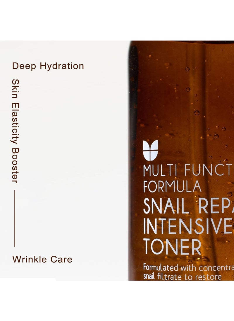 Snail Repair Intensive Toner 100ml, Moisturizer, Wrinkle-Care, Safe Formula For Dry Skin, Without Sticky Feeling