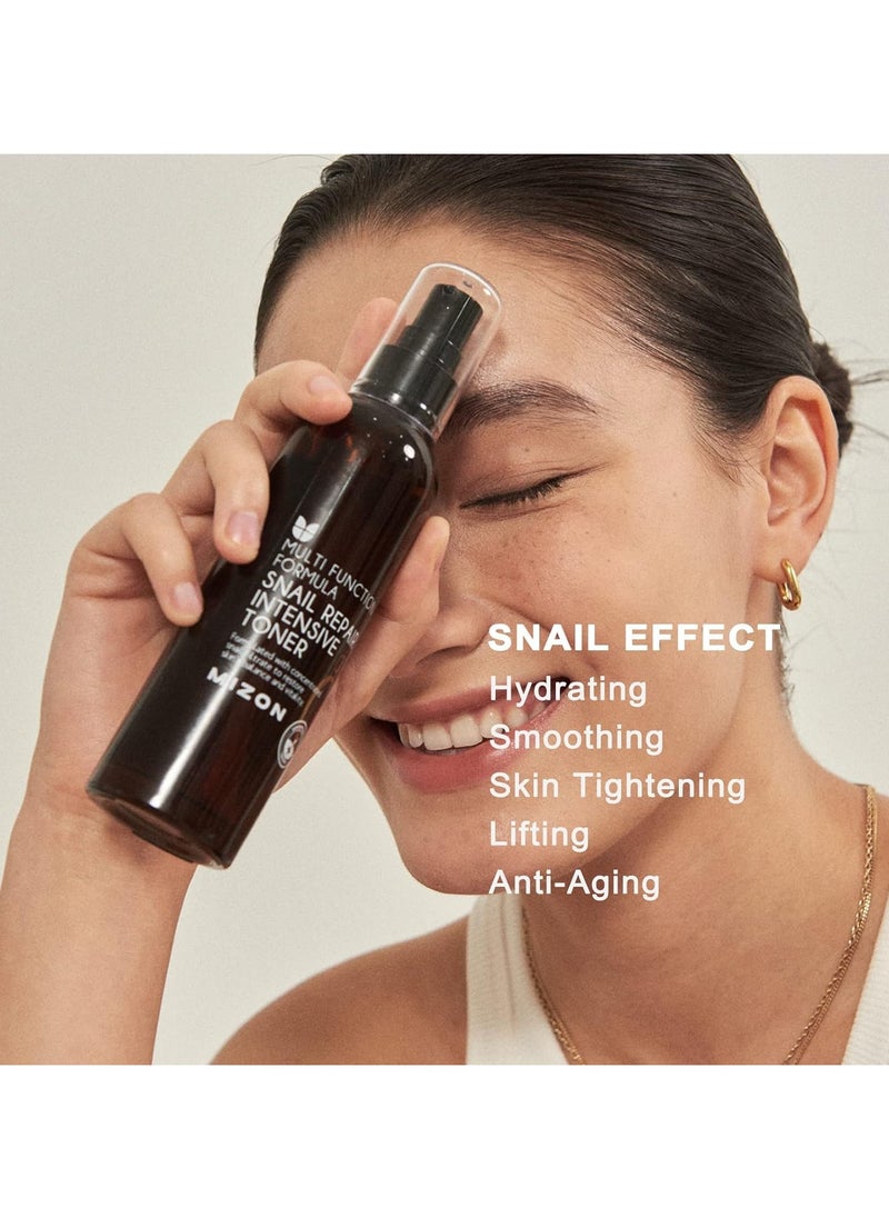 Snail Repair Intensive Toner 100ml, Moisturizer, Wrinkle-Care, Safe Formula For Dry Skin, Without Sticky Feeling