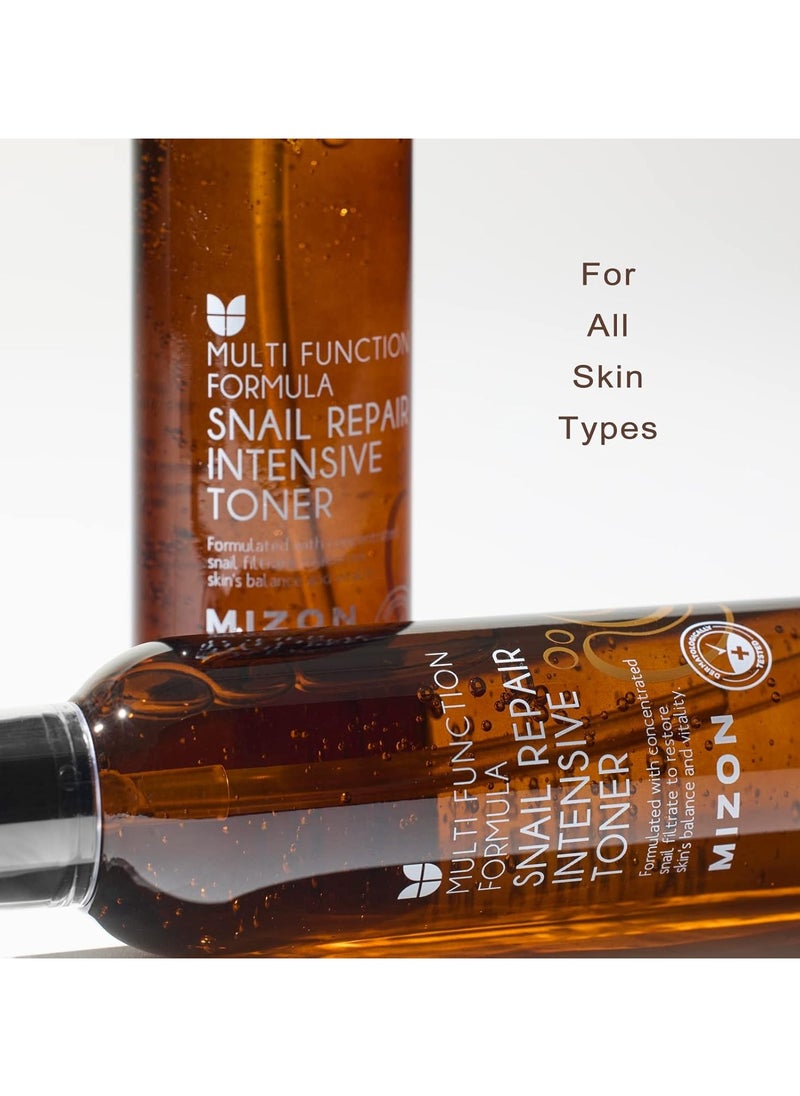 Snail Repair Intensive Toner 100ml, Moisturizer, Wrinkle-Care, Safe Formula For Dry Skin, Without Sticky Feeling