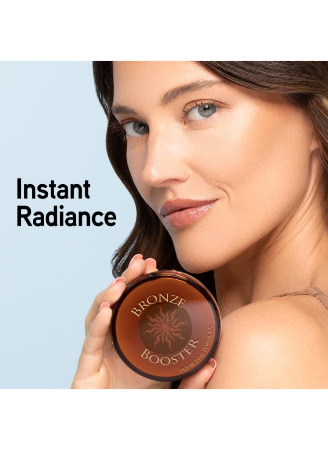 Physicians Formula Bronze Booster Pressed Bronzer - Vitamin-Infused Glow Activators, Mistake-Proof Formula, Natural Finish, Cruelty-Free & Hypoallergenic - Light to Medium