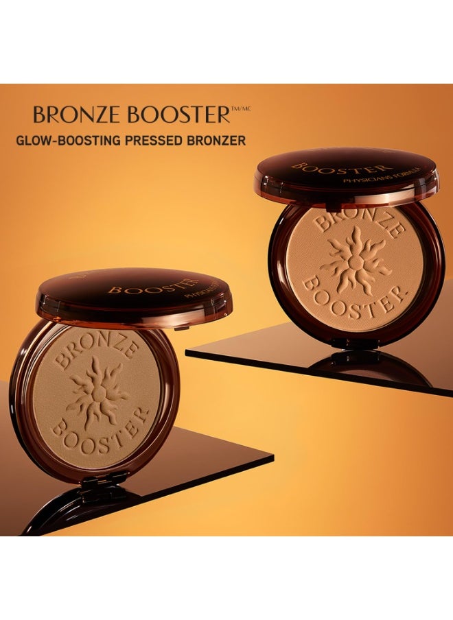 Physicians Formula Bronze Booster Pressed Bronzer - Vitamin-Infused Glow Activators, Mistake-Proof Formula, Natural Finish, Cruelty-Free & Hypoallergenic - Light to Medium