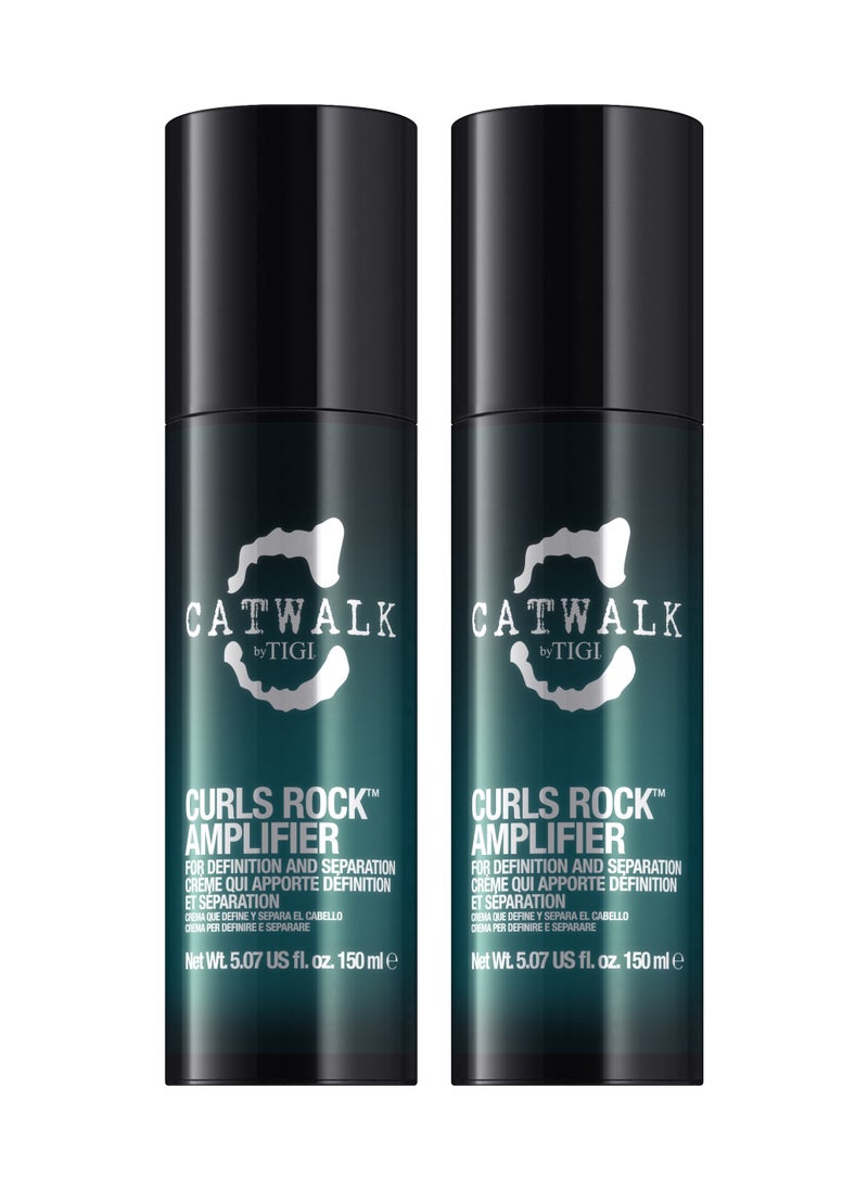 Bed Head Tigi Curls Rock Amplifier for Definition and Seperation Cream-2 Pack