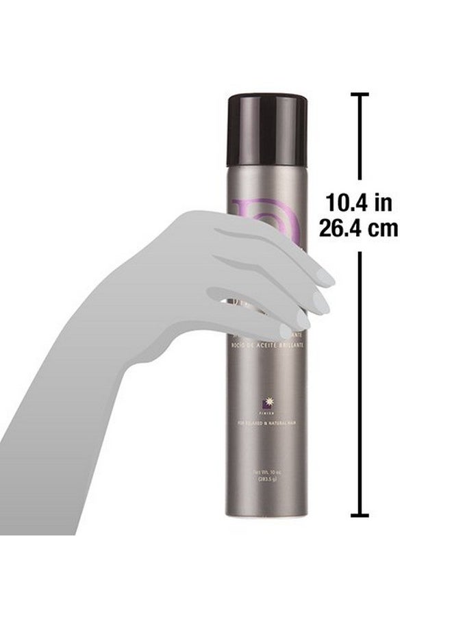 Design Essentials Diamonds Oil Sheen Spray for Relaxed & Natural Hair, Clear, 10 Oz
