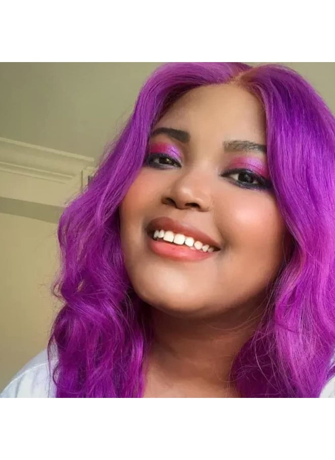 Classic Plum Passion Semi Permanent Hair Color - Warm Purple Hair Dye for Women & Men That Lasts 4-6 Weeks - Vegan, Ammonia & Cruelty-Free - Create & Mix Custom Shades (4oz)