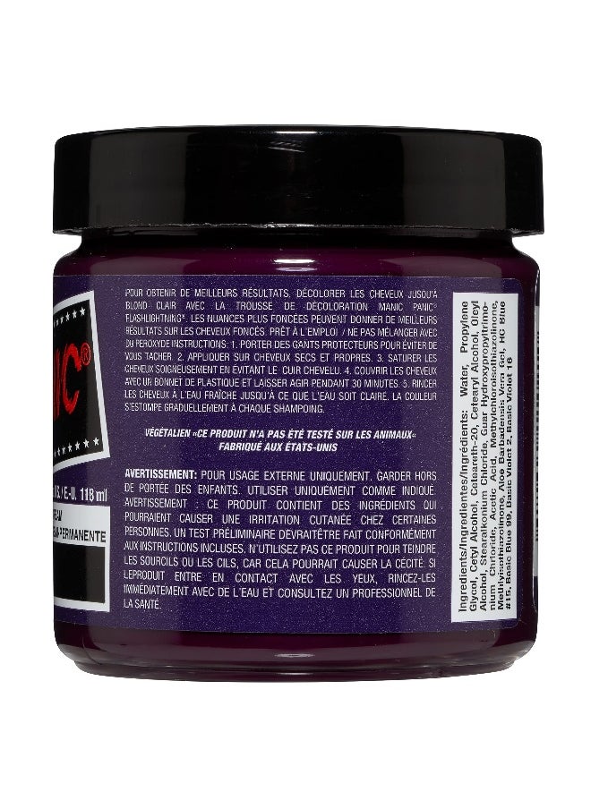 Classic Plum Passion Semi Permanent Hair Color - Warm Purple Hair Dye for Women & Men That Lasts 4-6 Weeks - Vegan, Ammonia & Cruelty-Free - Create & Mix Custom Shades (4oz)