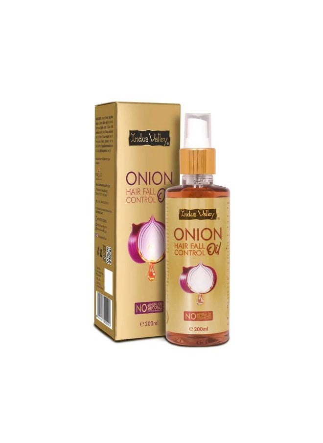Indus Valley 100% Organic Onion Oil For Hair Fall Control-200 ml