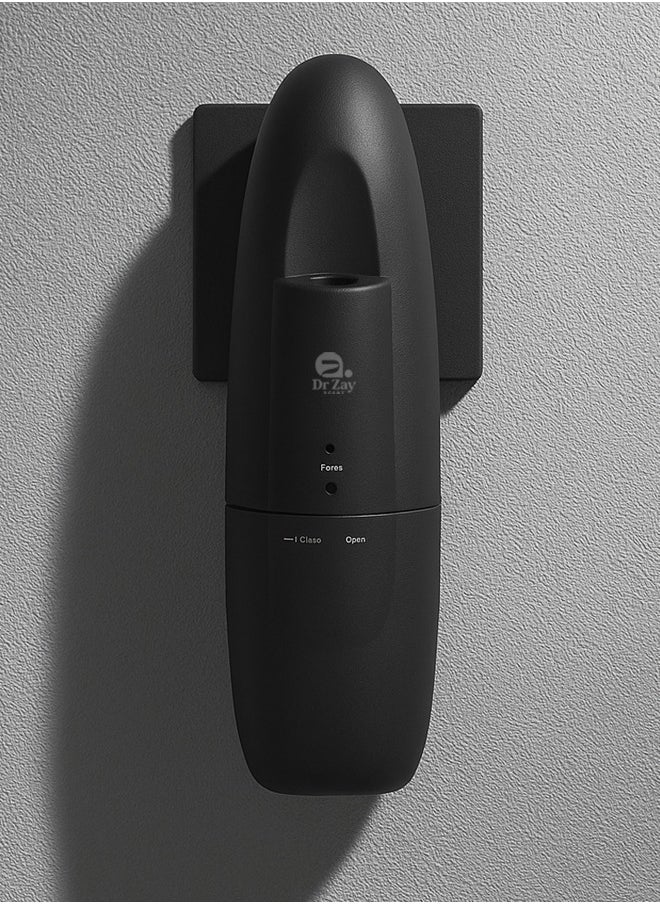 Dr. Zay Scent Wall Plug-in Aroma Diffuser | 100ml Capacity | Covers 100m³ | Waterless Essential Oil Air Plastic Freshener with Timer | Ideal for Home, Hotel, Toilet | CE/RoHS/FCC Certified (BLACK)