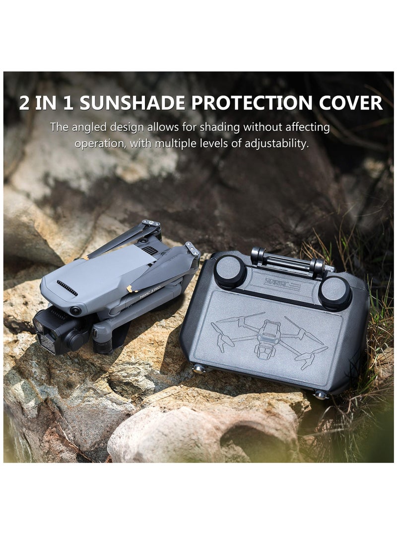 2 in1 Sun Hood Sunshade Joysticks Protector for DJI RC Pro Remote Controller, Full Screen Protection Compatible with DJI Mavic 3 Classic/Mavic 3/Mini 3 Pro/Air 2S Accessories
