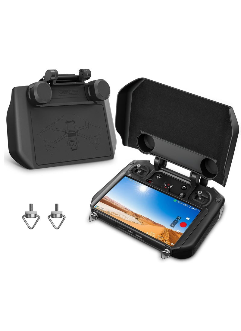 2 in1 Sun Hood Sunshade Joysticks Protector for DJI RC Pro Remote Controller, Full Screen Protection Compatible with DJI Mavic 3 Classic/Mavic 3/Mini 3 Pro/Air 2S Accessories