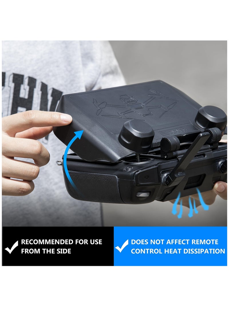 2 in1 Sun Hood Sunshade Joysticks Protector for DJI RC Pro Remote Controller, Full Screen Protection Compatible with DJI Mavic 3 Classic/Mavic 3/Mini 3 Pro/Air 2S Accessories