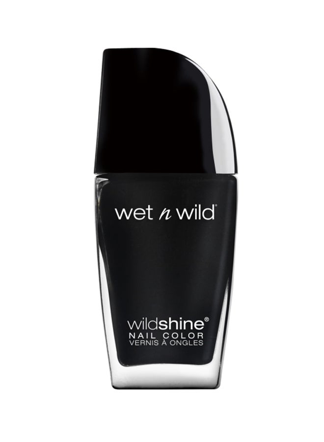 Shine Nail Color Black Cream