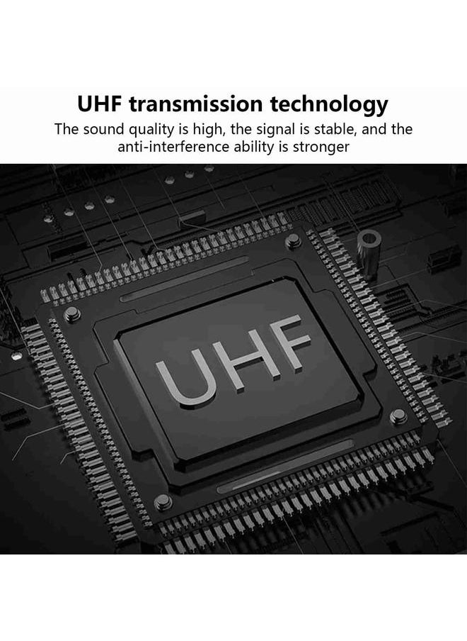 Electric Guitar Wireless Transmitter and Receiver UHF Real Time Transmission Transceiver for Wind Instrument Performance