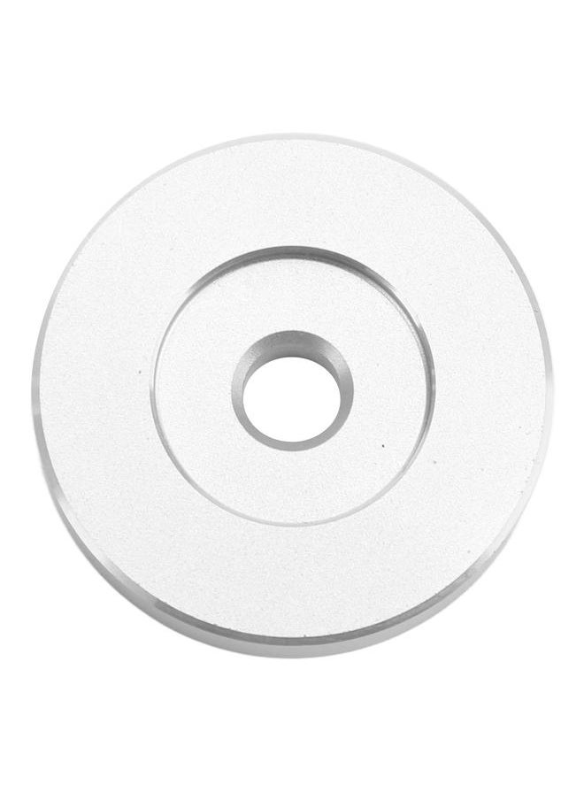 Phonograph Record Adapter Metal Turntable Disc Accessory Replacement Part Silver