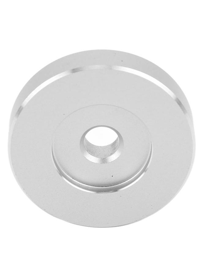Phonograph Record Adapter Metal Turntable Disc Accessory Replacement Part Silver