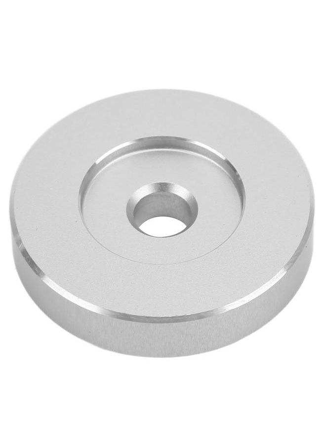 Phonograph Record Adapter Metal Turntable Disc Accessory Replacement Part Silver