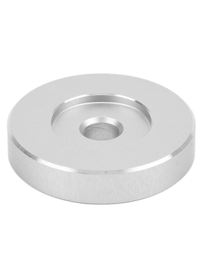 Phonograph Record Adapter Metal Turntable Disc Accessory Replacement Part Silver